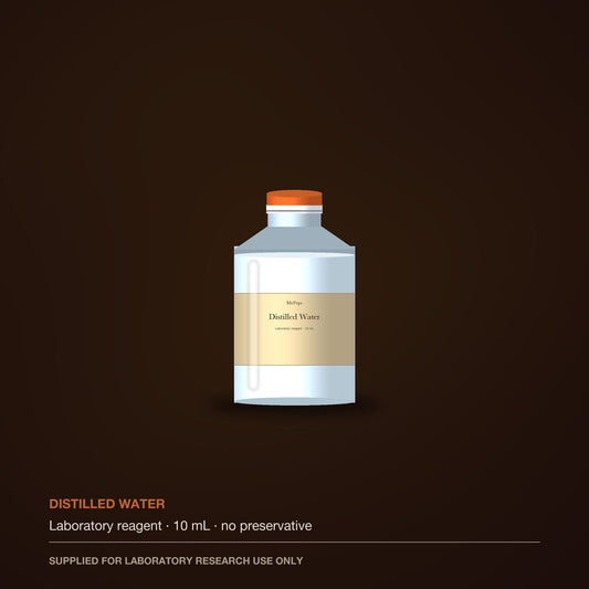Distilled water, single vial