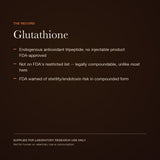 Glutathione: the research and regulatory record — view 4