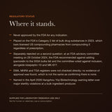 Ipamorelin regulatory status — view 6