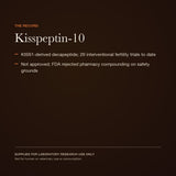 Kisspeptin-10: the research and regulatory record — view 4