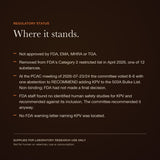 KPV regulatory status — view 6
