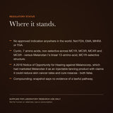 Melanotan II regulatory status — view 6