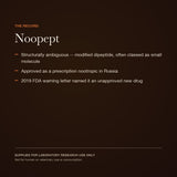 Noopept: the research and regulatory record — view 4