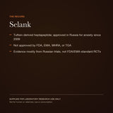 Selank: the research and regulatory record — view 4