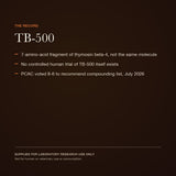 TB-500: the research and regulatory record — view 4