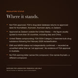 Thymosin Alpha-1 regulatory status — view 8